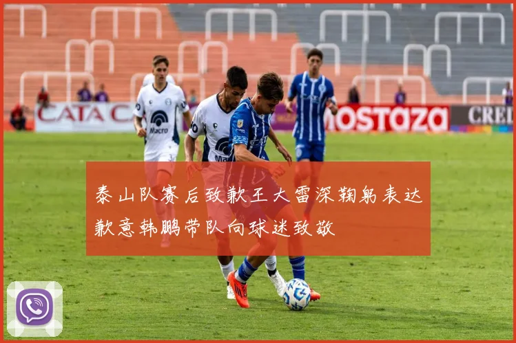 泰山队赛后致歉王大雷深鞠躬表达歉意韩鹏带队向球迷致敬